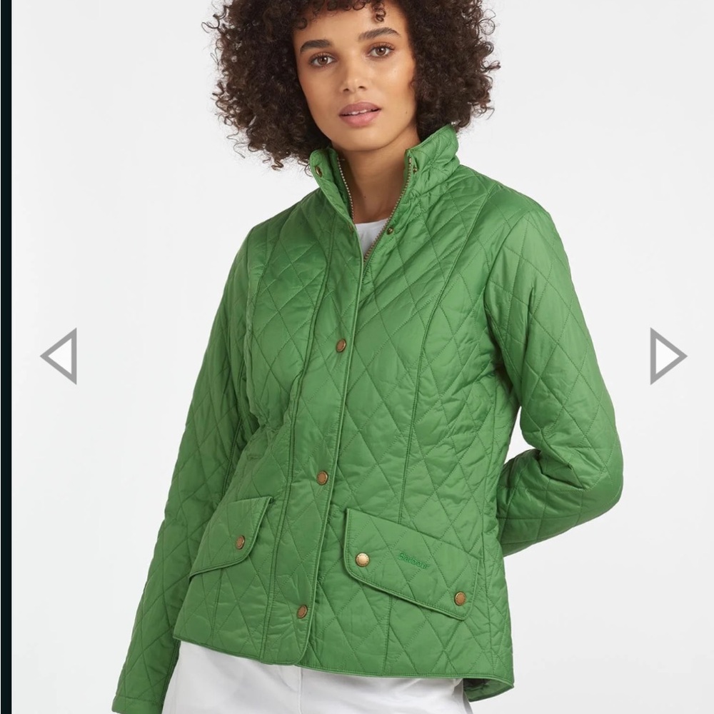 NWT Barbour Flyweight Cavalry Quilted Jacket Size 8